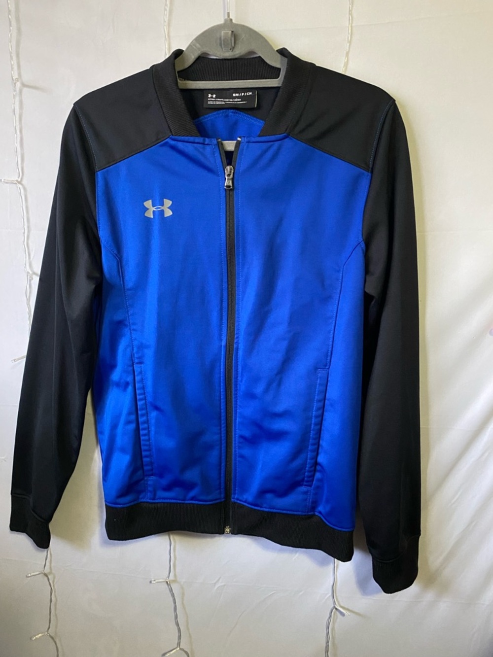 Under Armour Blue and Black Full-Zip Track Jacket